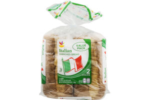 Ahold Italian Enriched Bread Value Pack - 2 CT
