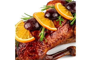 Качка зі сливами ваг