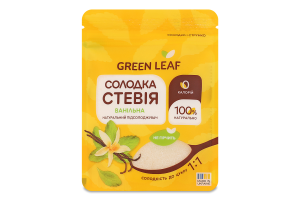 Стевия сладкая ванильная 1:1 Green Leaf д/п 100г