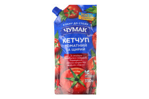 Кетчуп томатный пастеризованный Чумак д/п 350г
