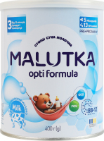 Суміш молочна суха для дітей від 12міс 3 Opti formula Malutka з/б 400г