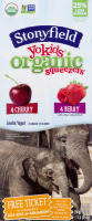 Stonyfield YoKids Organic Squeezers Lowfat Yogurt Cherry/Berry - 8 CT