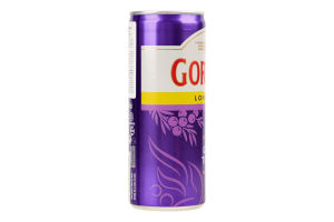 Напиток слабоалкогольный 0.25л 6.4% газированный с джином и тоником London Dry Gin&Tonic Gordon's ж/б