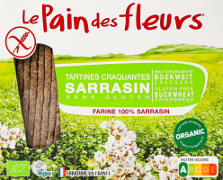 Хлібці з гречки безглютенові органічні LePaindesFleurs к/у 150г