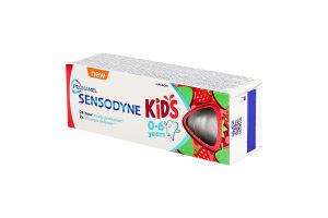 Паста зубная для детей 0-6лет с фтором Детская Pronamel Sensodyne 50мл