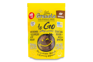 Сніданок сухий запечений Гранола з шоколадом To go Good morning, Granola д/п 140г