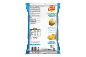 Чипсы картофельные Сметана и зелень Lay's м/у 120г