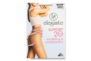 Колготки жіночі Elegante Support Modelling&Compression 20den 4 natural