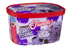 Friendly's Premium Ice Cream Purple Potamus