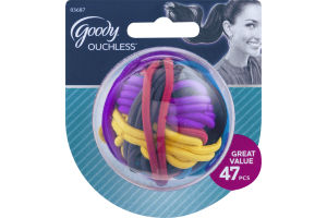 Goody Ouchless Elastics - 47 CT