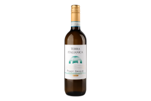 Вино 0.75л 12% біле сухе DOC Піно Гріджіо Terra Italianica пл