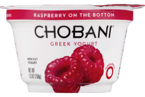 Chobani Greek Yogurt Raspberry On The Bottom