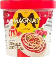Морозиво Малинова панакота Magnat ст 350г
