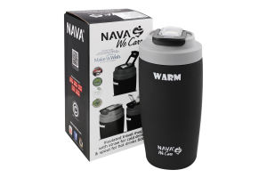 Термочашка Warm 500мл чорна Nava