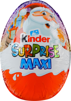 Яйцо из молочного шоколада с молочным внутренним слоем и игрушкой Maxi Kinder Surprise м/у 100г