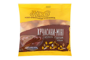 Круасани-міні з молоком згущеним вареним 200г НБХЗ