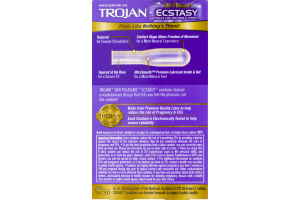 Trojan Her Pleasure Ecstasy Latex Condoms - 10 CT