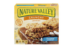 Nature Valley Crunchy Granola Bars Pouches Coconut - 6 PK
