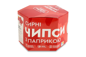 Чипси сирні з паприкою Старий Порицьк к/у 100г