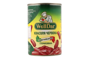 Квасоля червона WellDar з/б 400г
