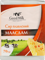 Сир плавлений 35% Маасдам Good Milk м/у 70г