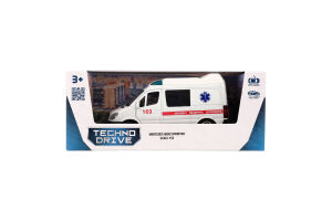 Автомодель для детей от 3лет №250295 Скорая помощь Mercedes-Benz Sprinter TechnoDrive 1шт