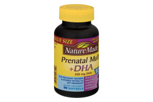 Nature Made Prenatal Multi + DHA - 90 CT
