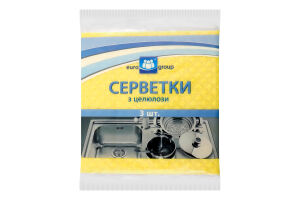 Серветка целюлозна Еврогруп 3 шт