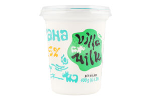 Сметана 15% термостатная Villa Milk ст 400г