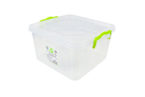 Контейнер харчовий універсальний квадратний 258х234х138мм 4.9л Ал-Пластик 1шт