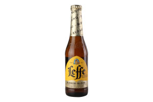 Пиво 0.33л 6.6% светлое пастеризованное Blond Leffe бут
