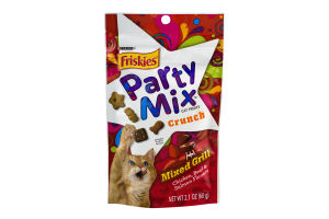 Purina Friskies Party Mix Cat Treats Mixed Grill Chicken, Beef & Salmon Flavors