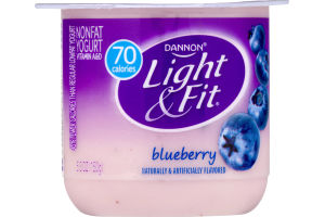 Dannon Light & Fit Nonfat Yogurt Blueberry