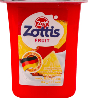 Йогурт 0.1% со вкусом клубники, персика, малины, ананаса Fruit Zottis Zott ст 115г в ассорт
