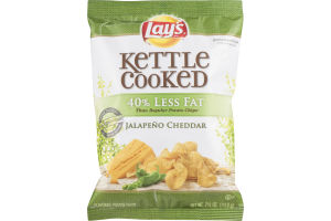 Lay's Kettle Cooked Potato Chips Jalapeno Cheddar