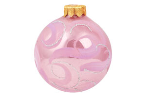 Прикраса ялинкова Куля Символ року ручна роб 80мм