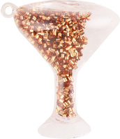Прикраса ялинкова Келих скло 833779