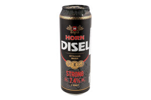 Пиво 0.568л 7.4% светлое фильтрованное пастеризованное Strong Horn Disel ж/б