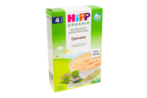 Каша безмолочна для дітей від 4міс Гречана Organic Hipp к/у 200г