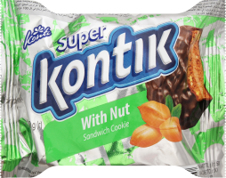Печенье-сэндвич с орехом Супер-Контик Кonti м/у 50г