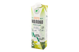Молоко ультрапастеризоване 2,5% 1000г т/п Milk Visit