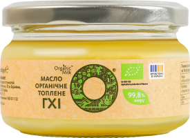 Масло гхи 99.8% топленое органическое Organic Milk с/б 160г