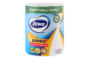 Полотенца кухонные 2-х слойные Jumbo Zewa 1шт