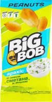 Арахіс смажений солоний Сметана із зеленню Big Bob м/у 60г