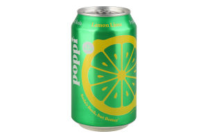 Напій Poppi Lemon Lime з пребіотиком газований з/б