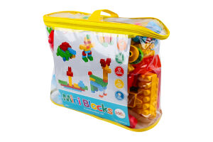 Конструктор для дітей від 1року №39982 Mini blocks Tigres 100ел