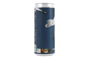 Пиво 0.33л 6% темное нефильтрованное непастеризованное Milk Stout Varvar ж/б