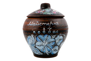 Ковбаса Домашня свиняча смажена 350г в горщику Майстерня ковбас