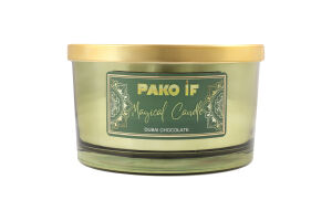 Свічка ароматична Magical candle Dubai chocolate парафін скло 450г Пако ІФ