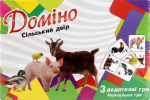 Гра настільна Strateg Доміно Сільський двір 30766